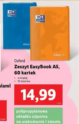 Lidl Oxford Zeszyt EasyBook A5 oferta