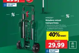 Lidl PARKSIDE Składany wózek transportowy oferta