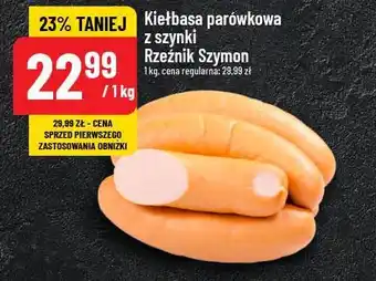 Polomarket Kiełbasa parówkowa z szynki Rzeźnik Szymon oferta