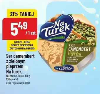 Polomarket Ser camembert z zielonym pieprzem NaTurek oferta