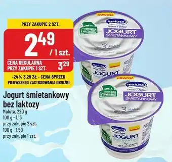 Polomarket Jogurt śmietankowy bez laktozy oferta