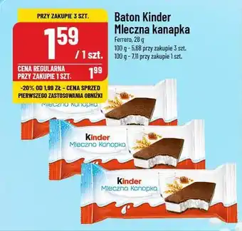 Polomarket Baton Kinder Mleczna kanapka oferta