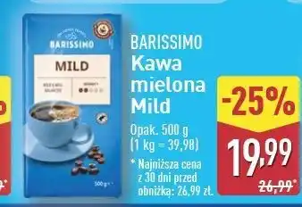 ALDI Kawa Barissimo Mild oferta