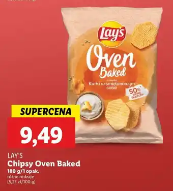 Lidl Chipsy kurki w śmietanowym sosie Lay's Oven Baked (Prosto Z Pieca) oferta