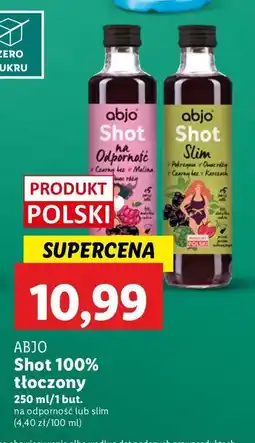 Lidl Shot na odporność Abjo oferta