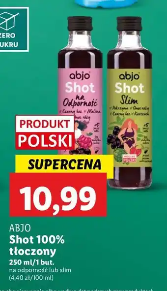 Lidl Shot na odporność Abjo oferta