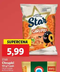 Lidl Chrupki pizza Star oferta