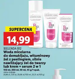 Lidl Serum do twarzy 2w1 Bielenda B12 oferta