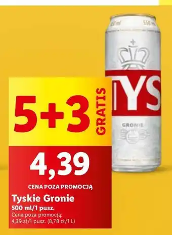 Lidl Piwo Tyskie Gronie oferta