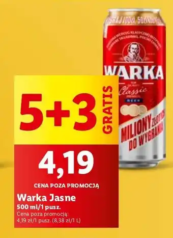 Lidl Piwo Warka oferta