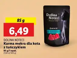 Lidl Karma dla kota z tuńczyka Dolina Noteci oferta