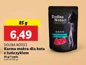 Lidl Karma dla kota z tuńczyka Dolina Noteci oferta