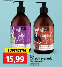 Lidl Żel pod prysznic królowa stylu Laq oferta