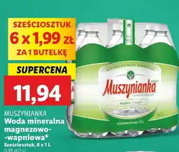 Lidl Woda niegazowana Muszynianka oferta