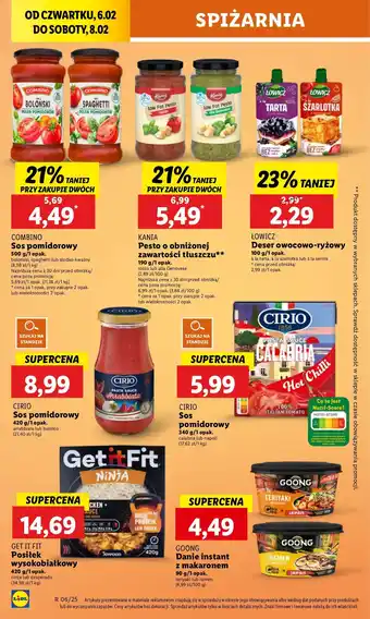 Lidl Sos słodko-kwaśny Combino oferta