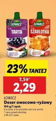 Lidl Deser sernik Łowicz oferta