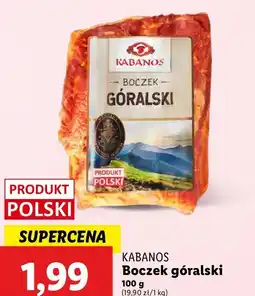 Lidl Boczek góralski Kabanos oferta