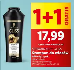 Lidl Szampon do włosów Gliss Kur Ultimate Repair oferta