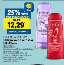 Lidl Odżywka do włosów L'oreal Elseve Color-Vive oferta