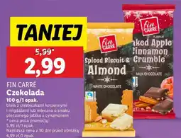 Lidl Czekolada mleczna z pieczonym jabłkiem i cynamonem Fin Carre oferta