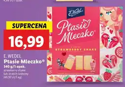 Lidl Czekoladki orzech laskowy E. Wedel Ptasie Mleczko oferta