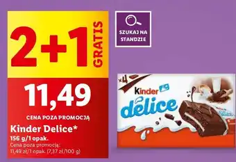 Lidl Baton kakaowy Kinder Delice oferta