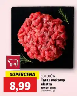 Lidl Tatar wołowy ekstra Sokołów oferta