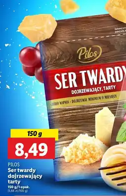 Lidl Ser twardy tarty Pilos oferta