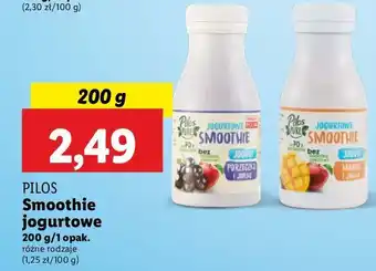 Lidl Jogurtowe smoothie porzeczka i jabłko Pilos Pure oferta