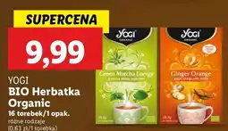 Lidl Herbatka green matcha energy Yogi Tea oferta