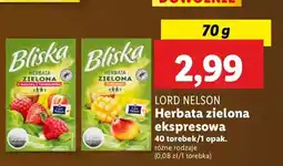 Lidl Herbata zielona z mango Lord Nelson Bliska oferta