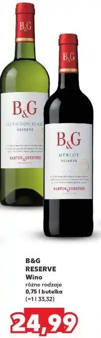 Kaufland Wino B&G Merlot oferta