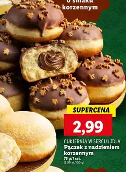 Lidl Pączek z nadzieniem o smaku korzennym Cukiernia Lidla oferta