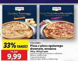 Lidl Pizza prosciutto z mozzarelą Italiamo oferta