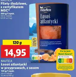 Lidl Łosoś atlantycki w plastrach z pieprzem Nautica Schwartz oferta