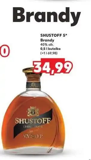 Kaufland Brandy Shustoff V.v.s.o.p oferta