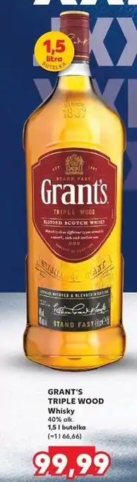 Kaufland Whisky Grant's Triple Wood oferta