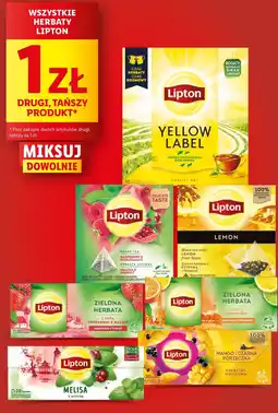 Lidl Herbatka melisa z wiśnią Lipton Zioła Świata oferta