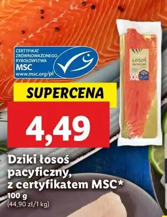 Lidl Łosoś dziki pacyficzny oferta