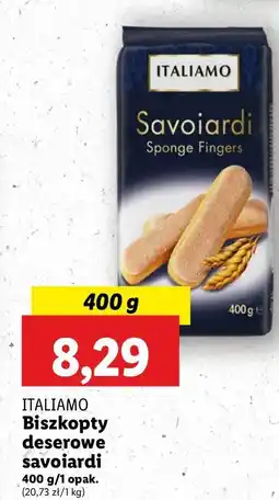 Lidl Biszkopty savoiardi Italiamo oferta