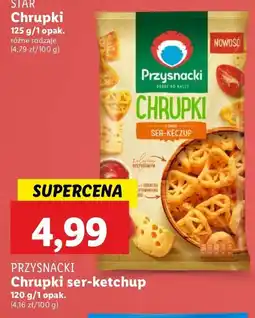 Lidl Chrupki serowo-ketchupowe Przysnacki oferta