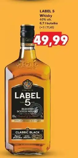 Kaufland Whisky Label 5 oferta