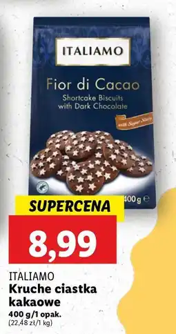 Lidl Ciastka kruche z kakao Italiamo oferta