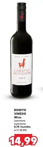 Kaufland Wino Bonito Vinedo Cabernet Sauvignon oferta