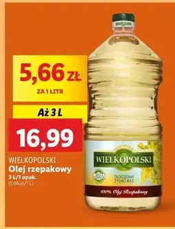 Lidl Olej Wielkopolski Rzepakowy oferta