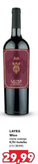 Kaufland Wino Layra oferta