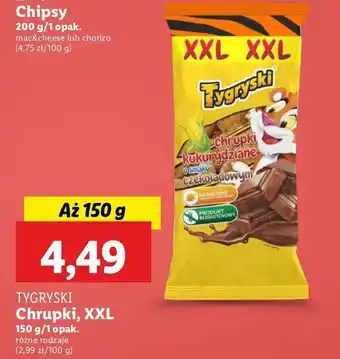 Lidl Chrupki czekoladowe Tygryski oferta