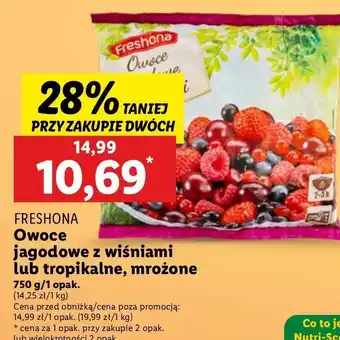 Lidl Owoce tropikalne Freshona oferta