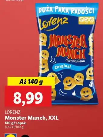 Lidl Chrupki Lorenz Monster Munch oferta