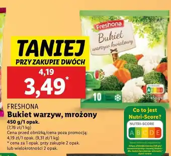 Lidl Bukiet warzyw kwiatowy Freshona oferta